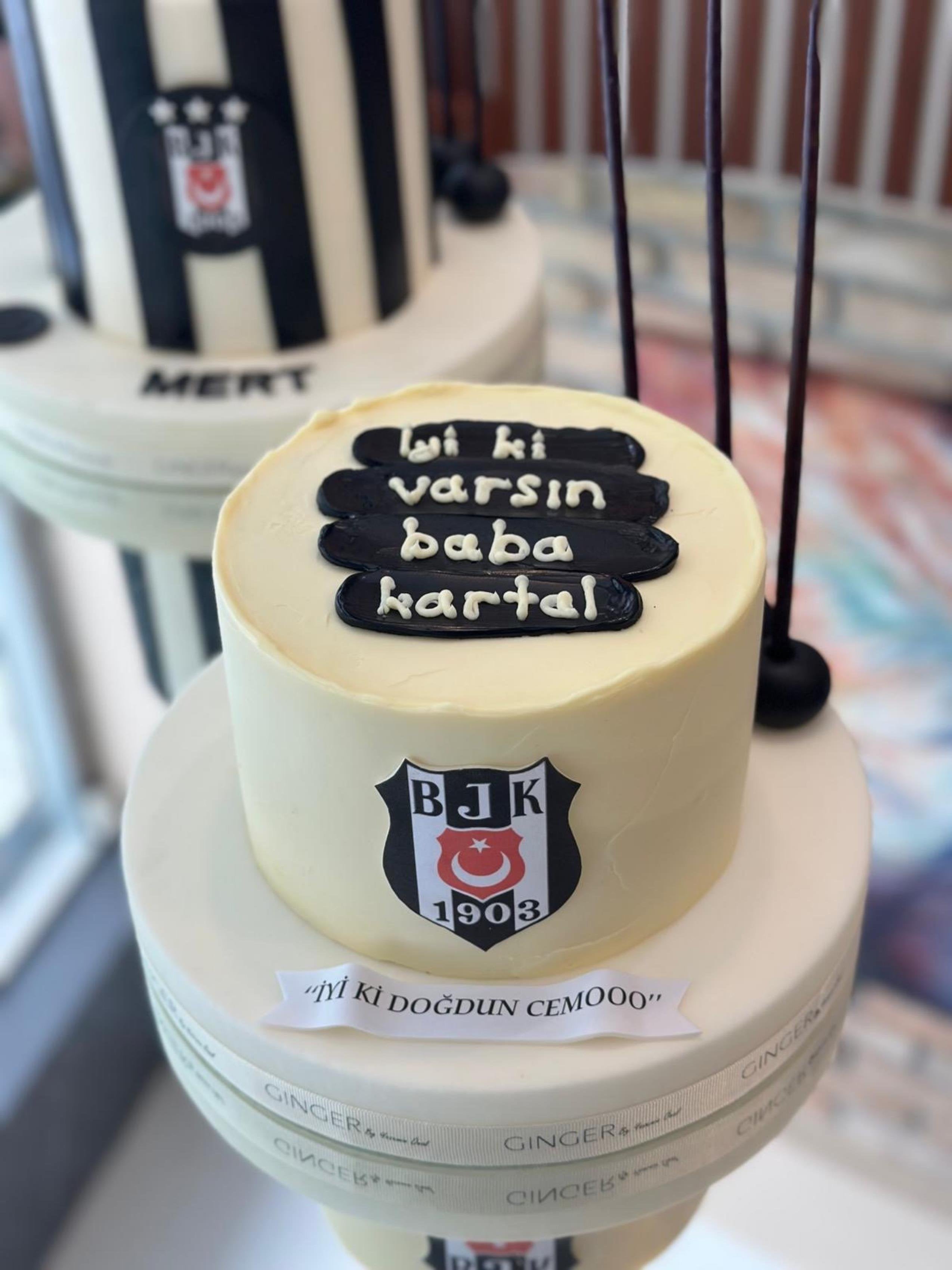 BjK Temalı Pasta