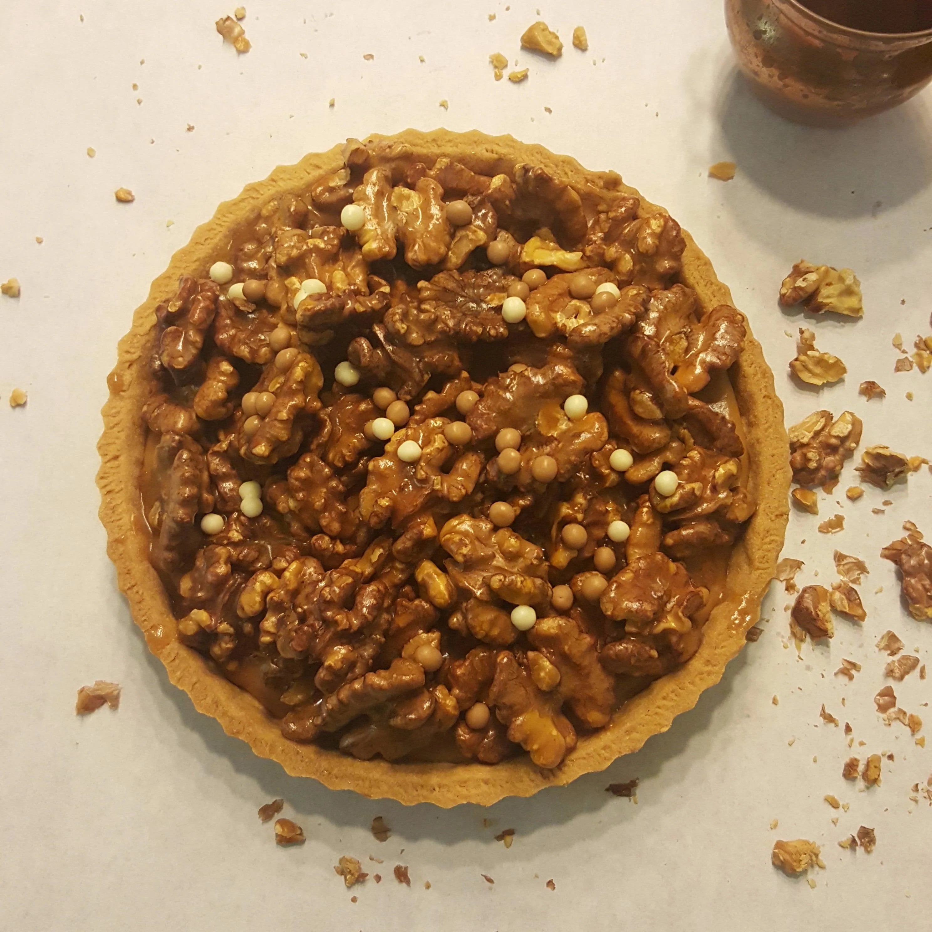 Cevizli Karamelli Tart