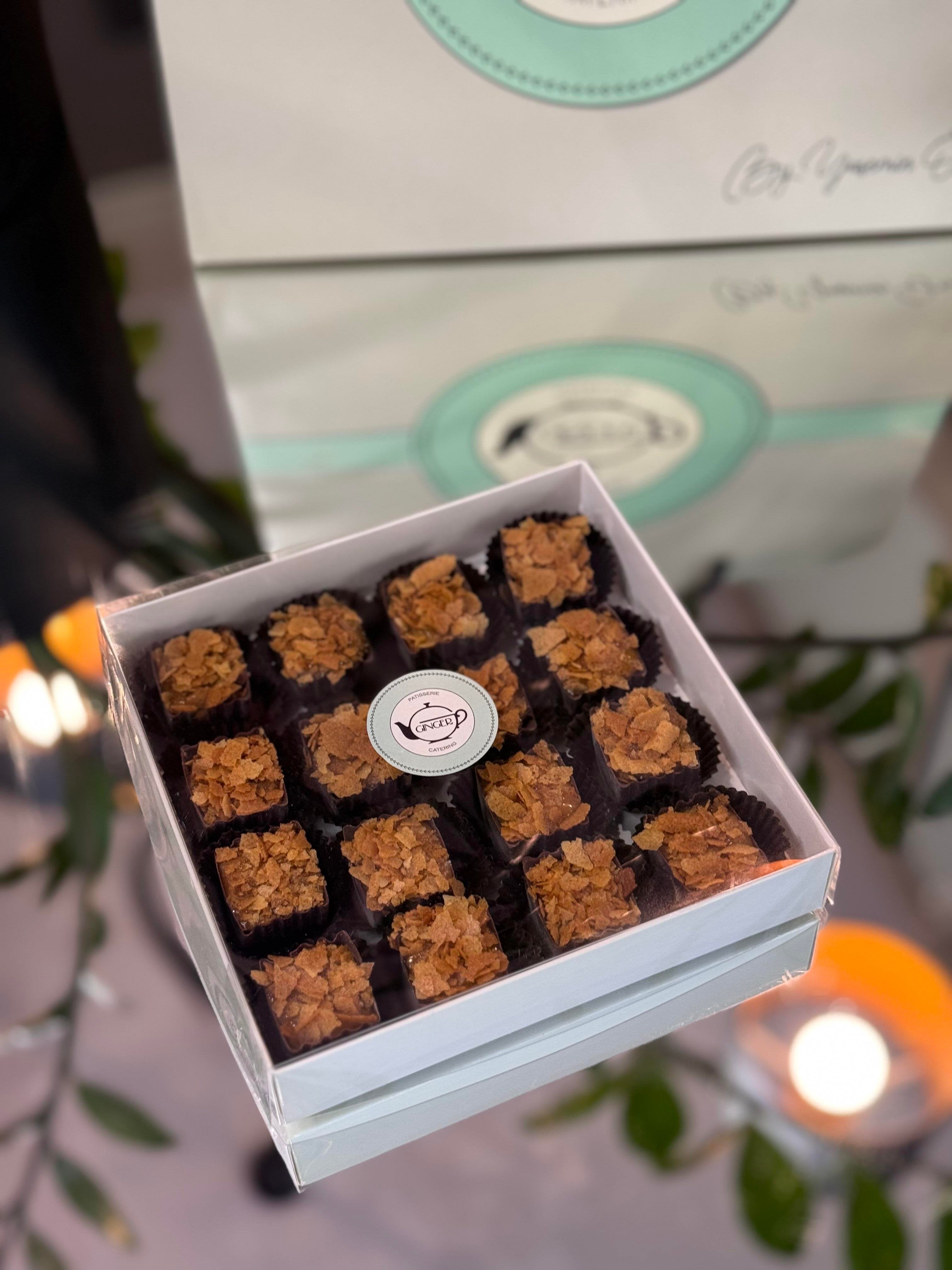 El Yapımı Tuzlu Karamelli Mini Çikolata (16'lı Kutu)