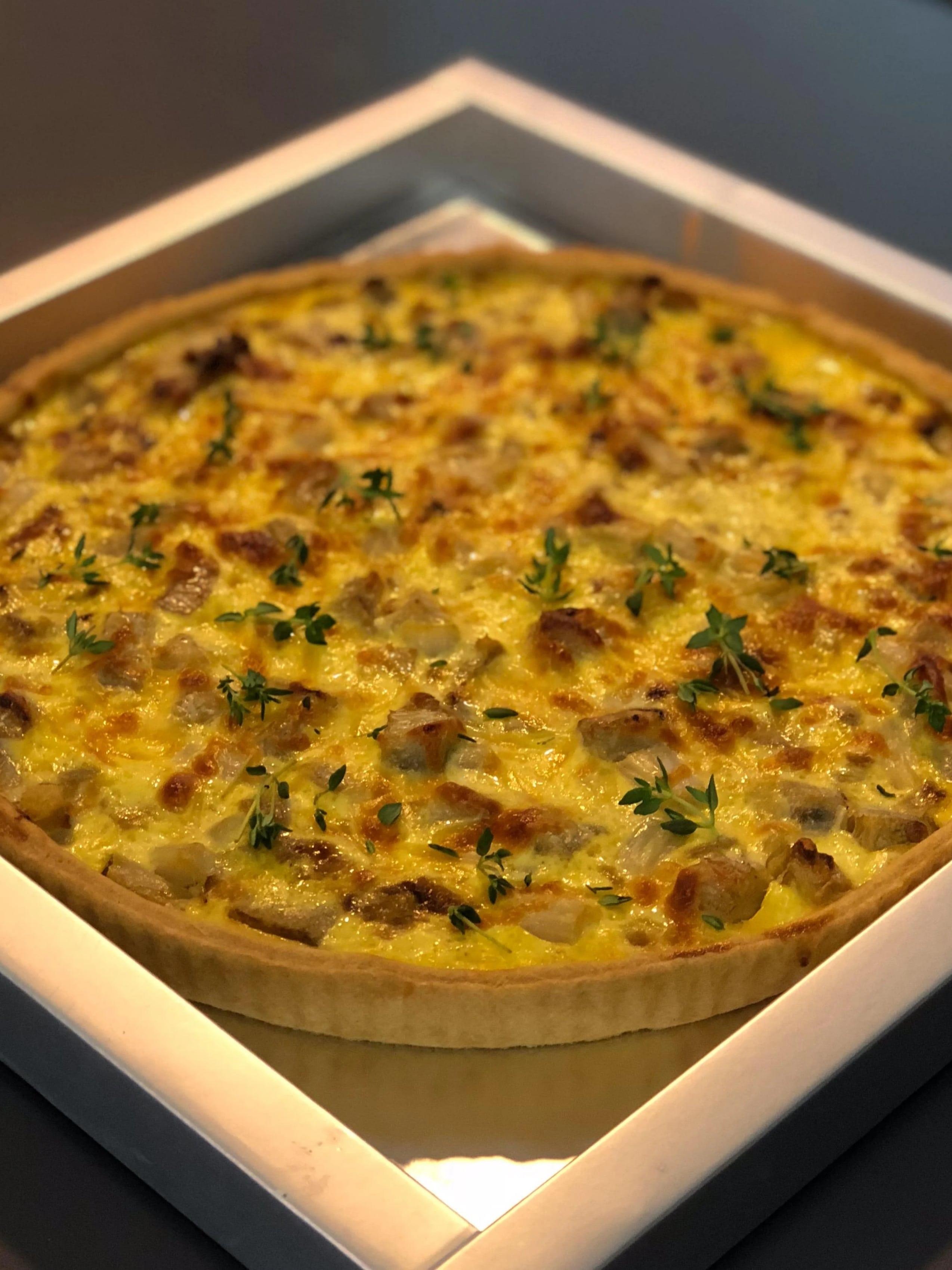 Enginarlı ve Kuşkonmazlı Quiche