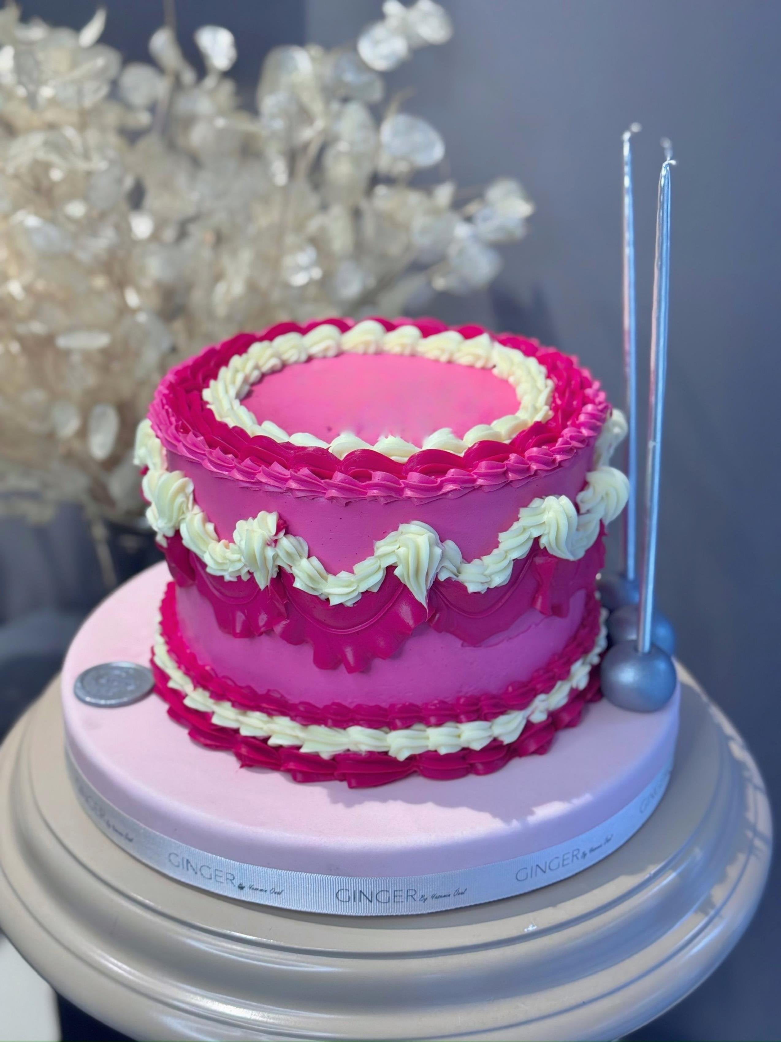 Fuşya Pembe Vintage Model Pasta