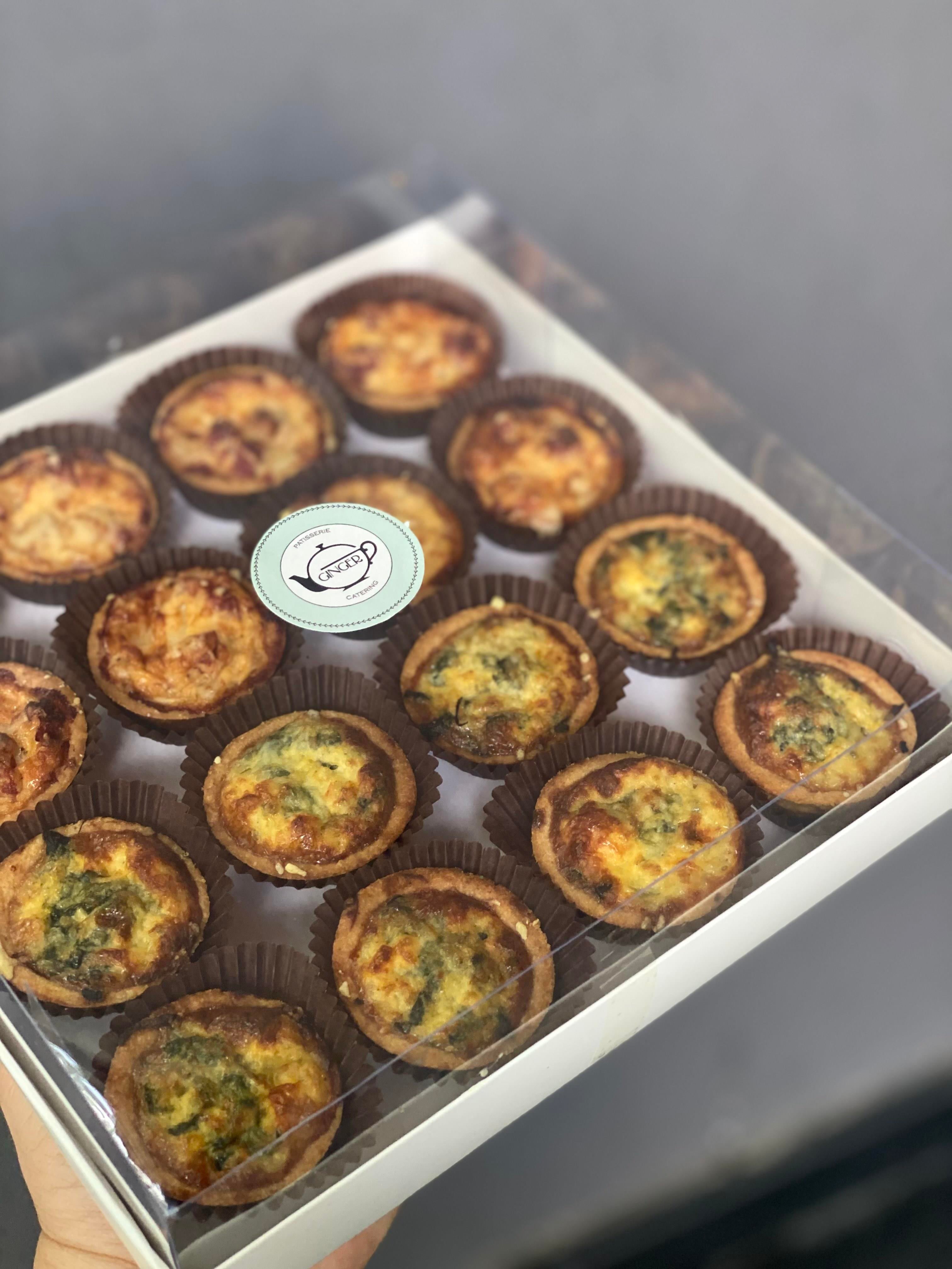Köz Patlıcan ve Eski Kaşarlı Mini Quiche