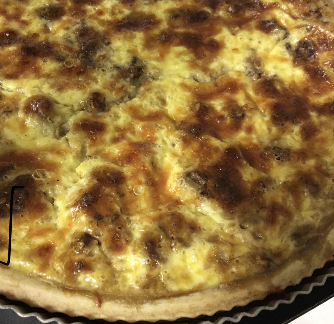 Köz Patlıcanlı Eski Kaşarlı Quiche