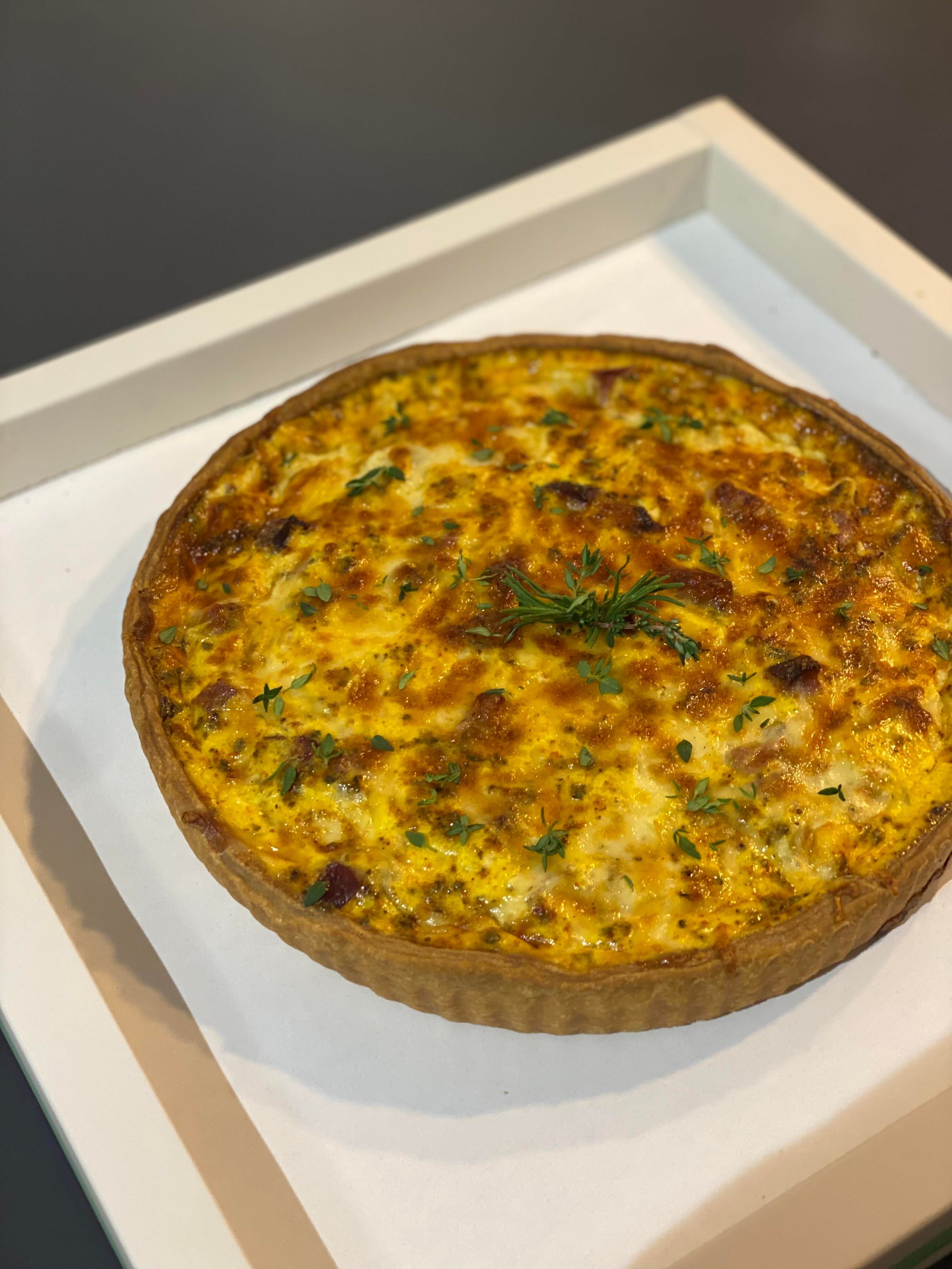 Köz Patlıcanlı Eski Kaşarlı Quiche