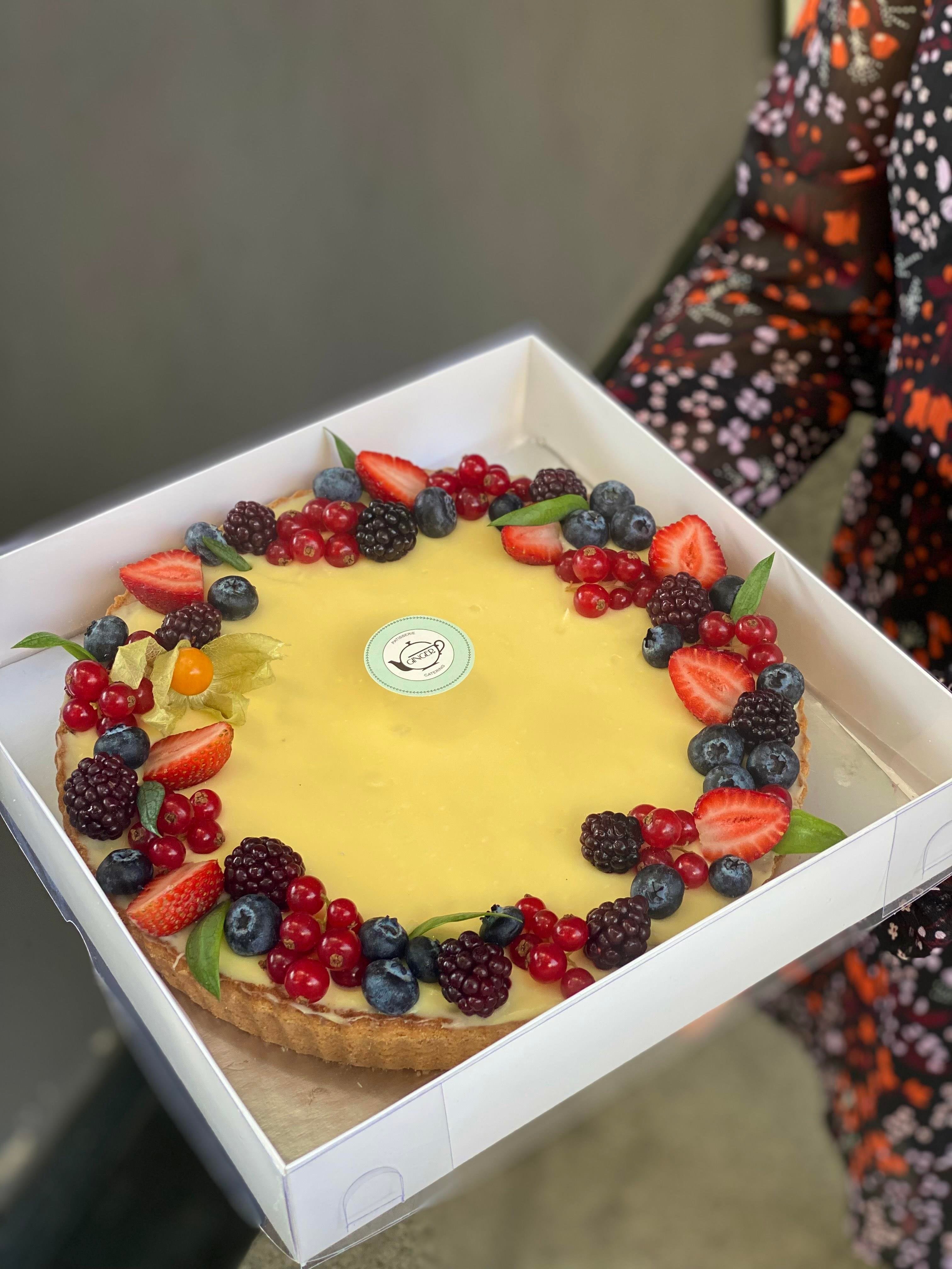 Limonlu Orman Meyveli Tart
