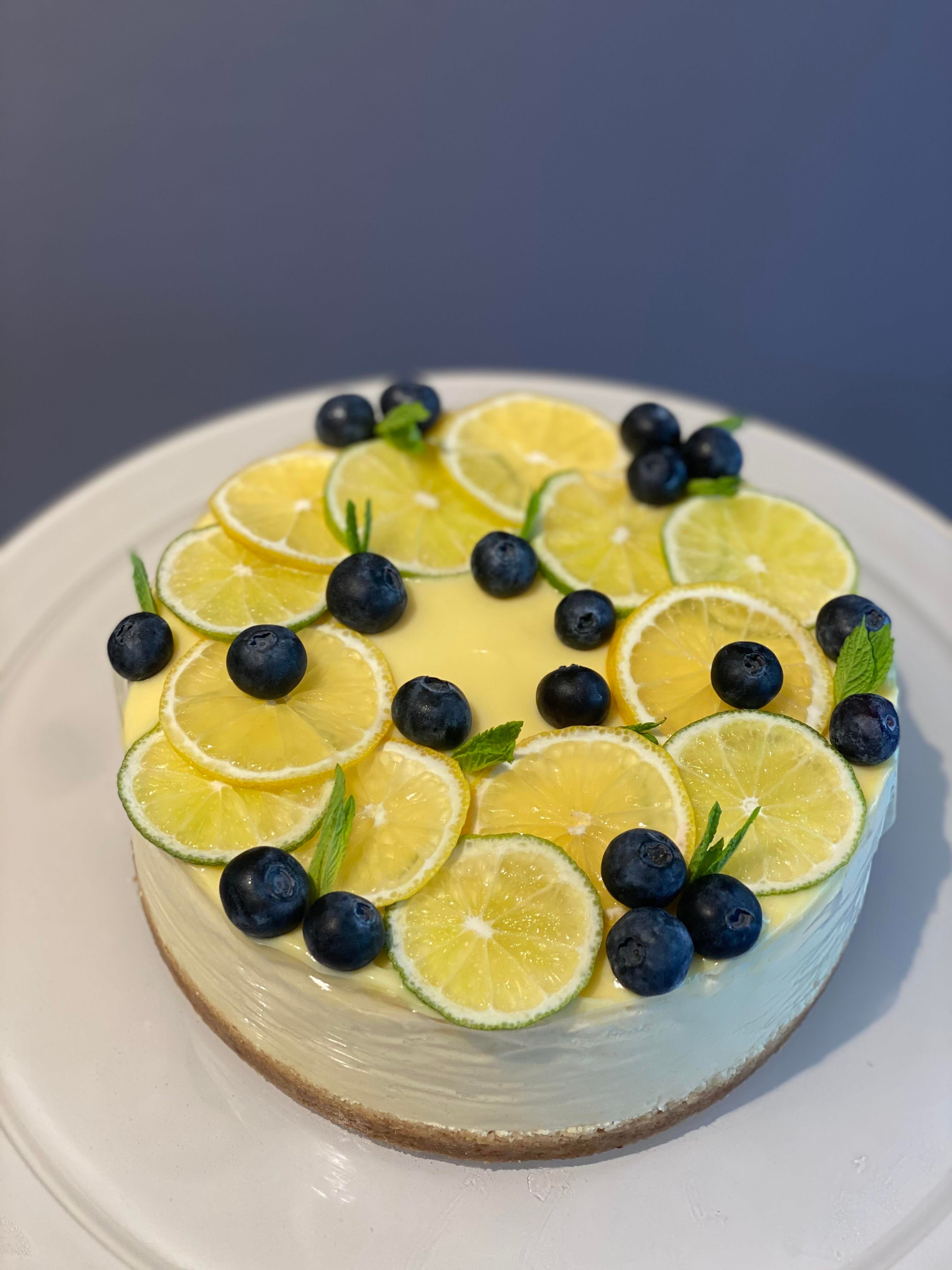 Limonlu Yabanmersinli Cheesecake
