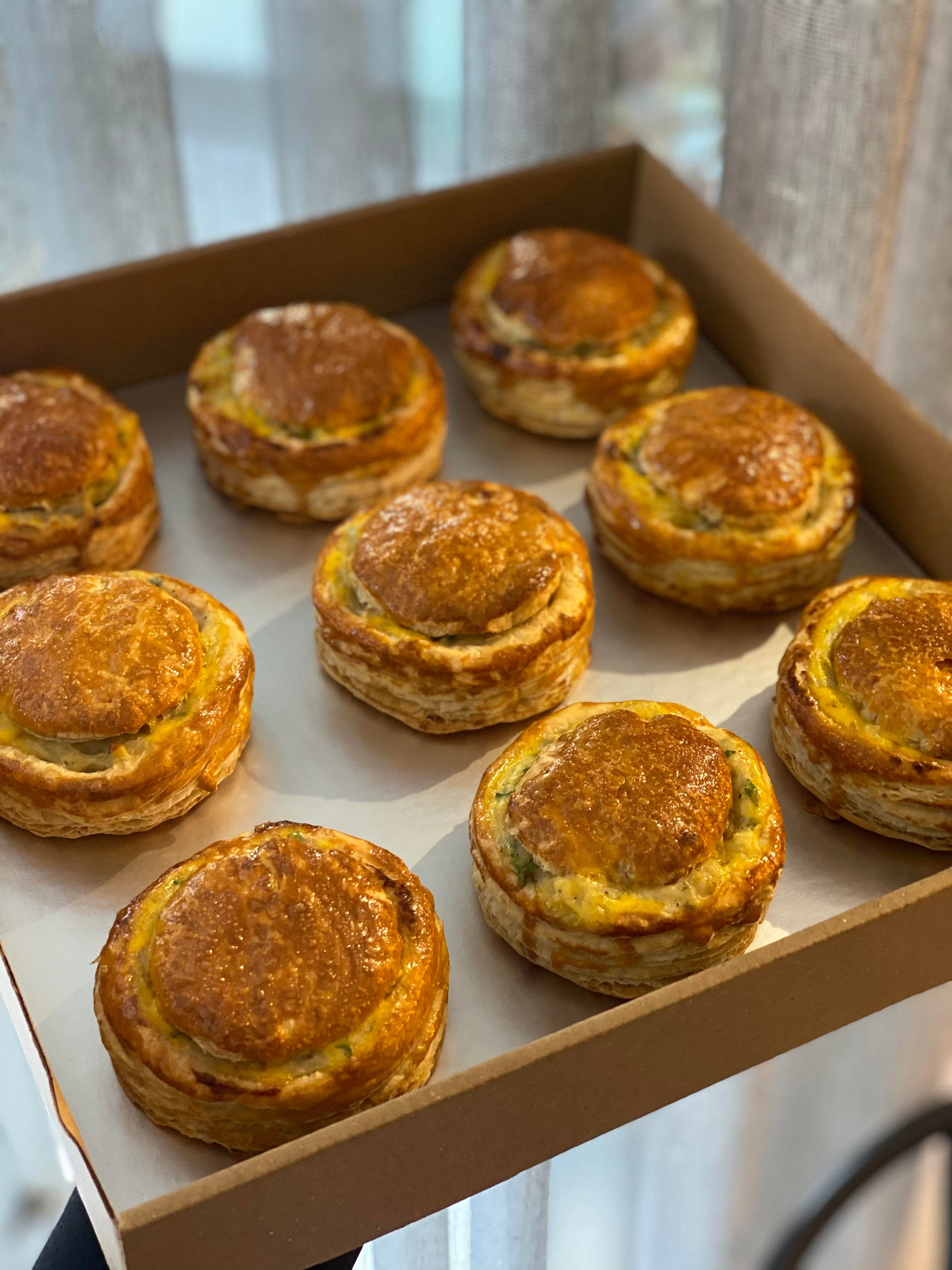 Porsiyonluk Patlıcanlı Vol Au Vent (9 adet)
