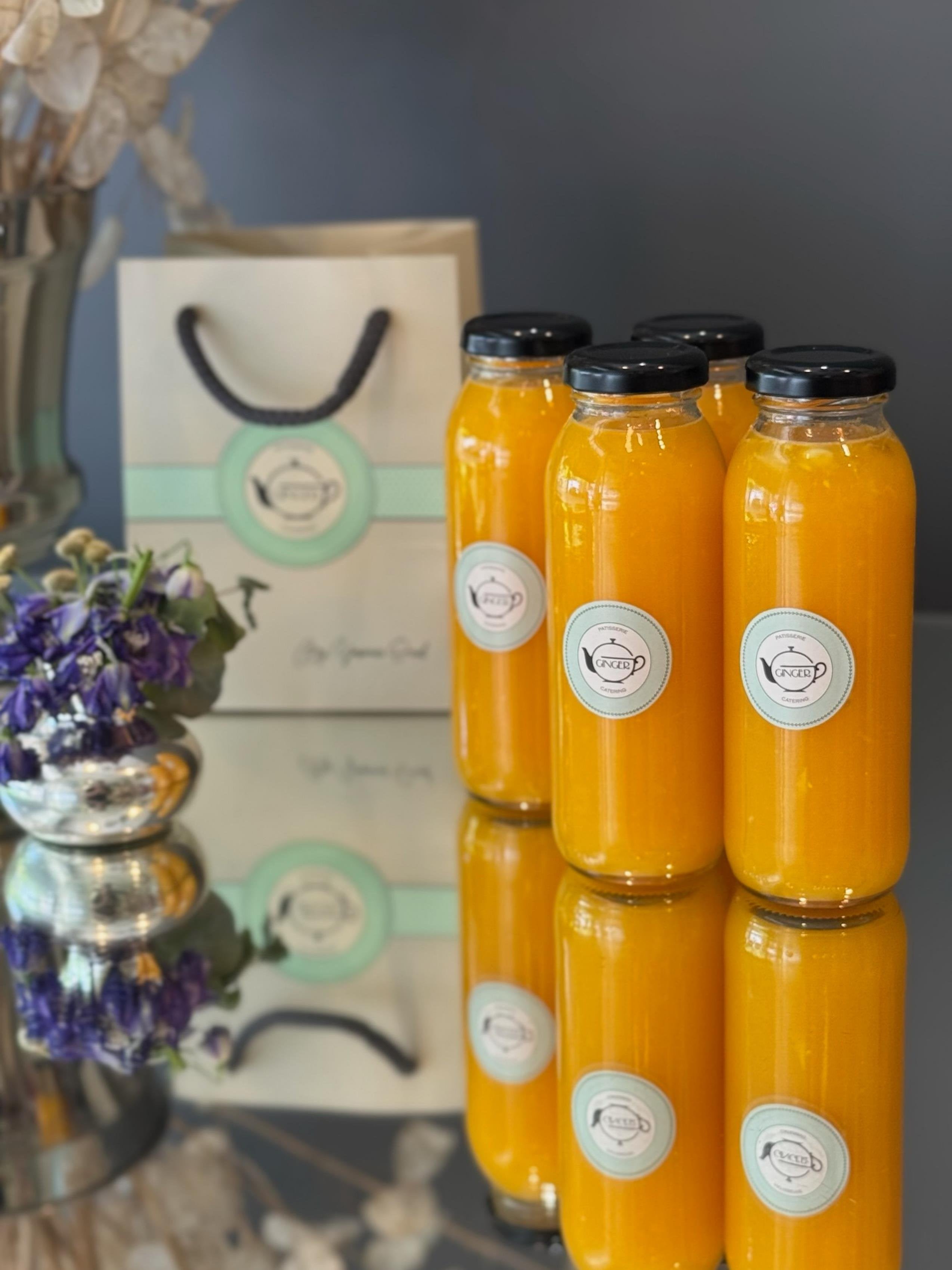 Porsiyonluk Şişelerde Kişiye Özel Taze Sıkım Portakal Suyu (250 ml x15 Adet)