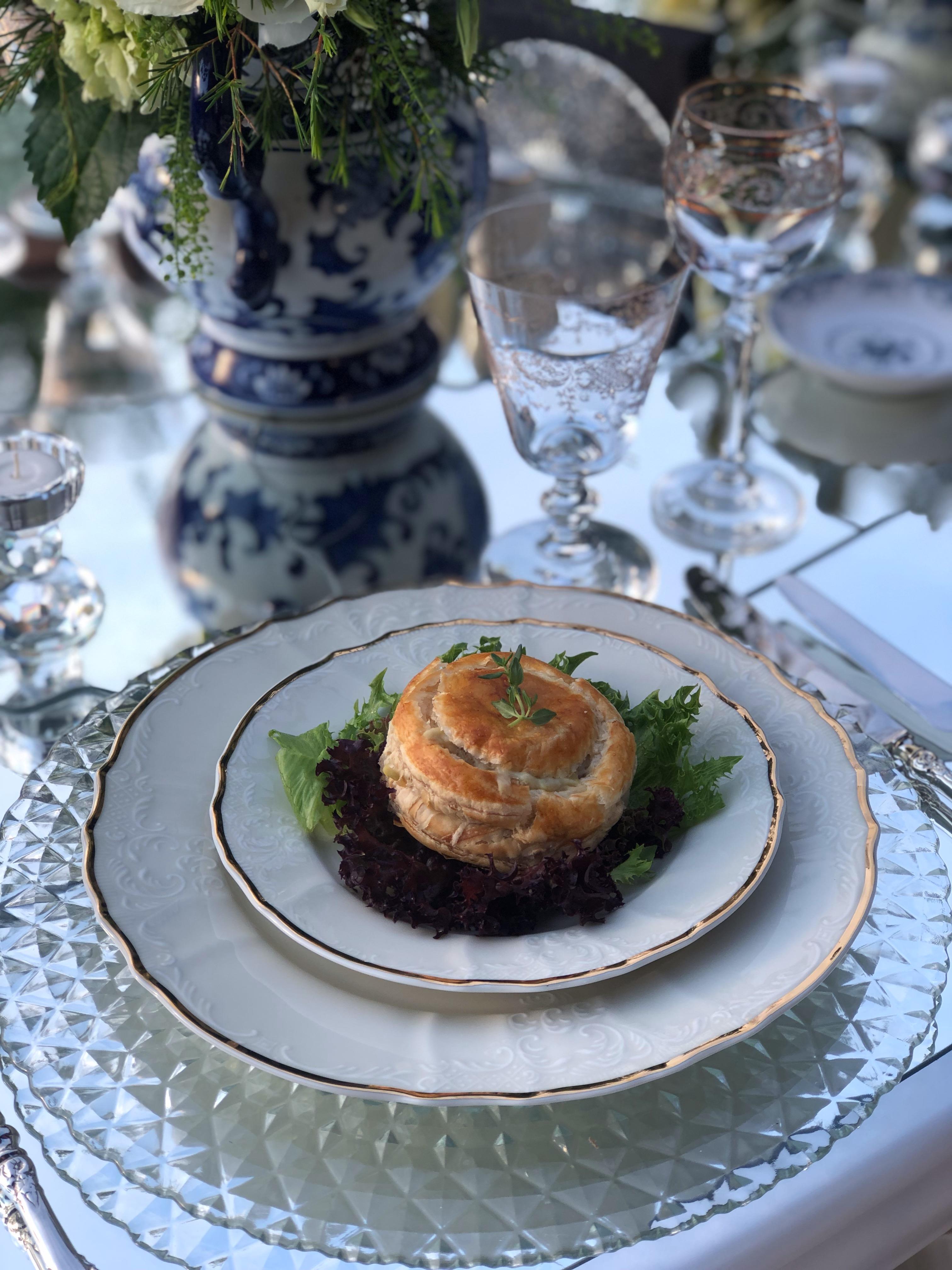 Porsiyonluk Tavuklu Mantarlı Vol Au Vent (9 adet)