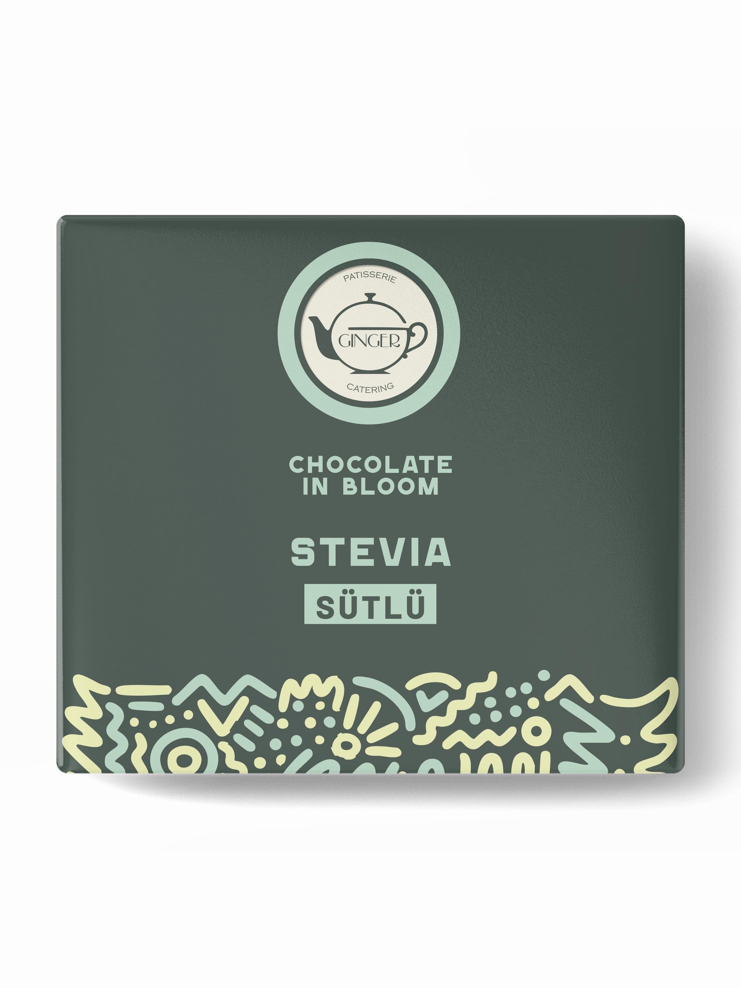 Stevia Sütlü Tablet Çikolata (40 gr) - Chocolate in Bloom