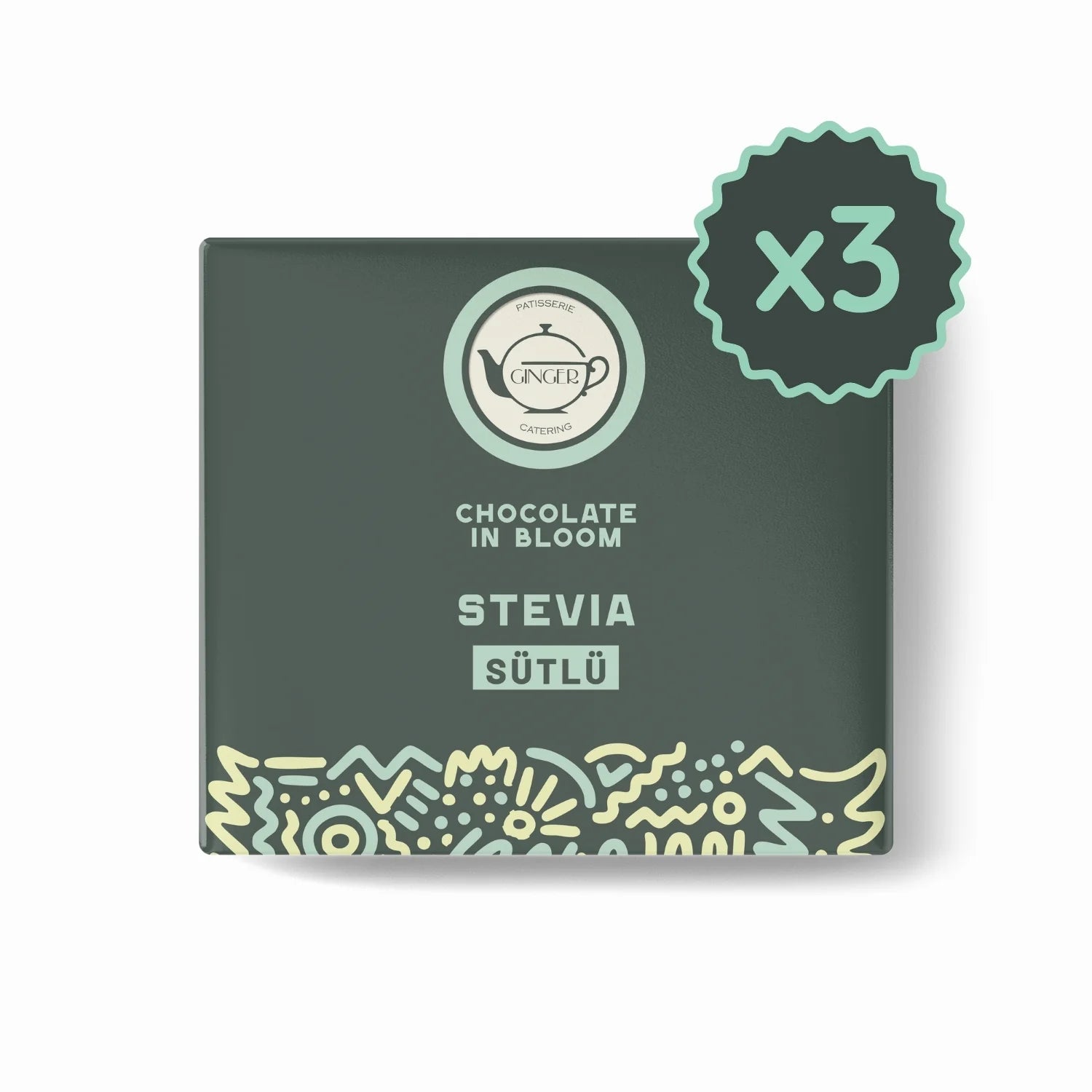 Stevia Sütlü Tablet Çikolata Seti 40 gr