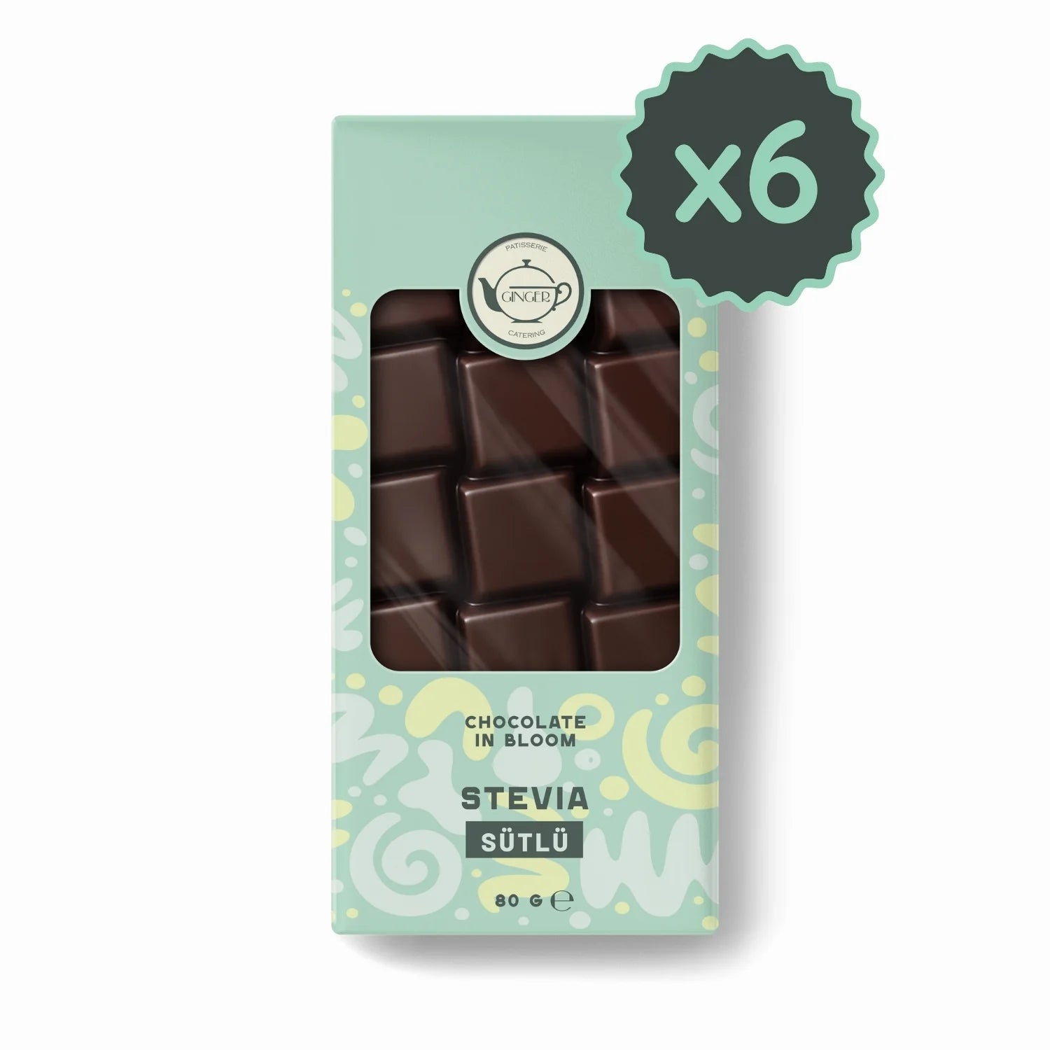Stevia Sütlü Tablet Çikolata Seti 80 gr