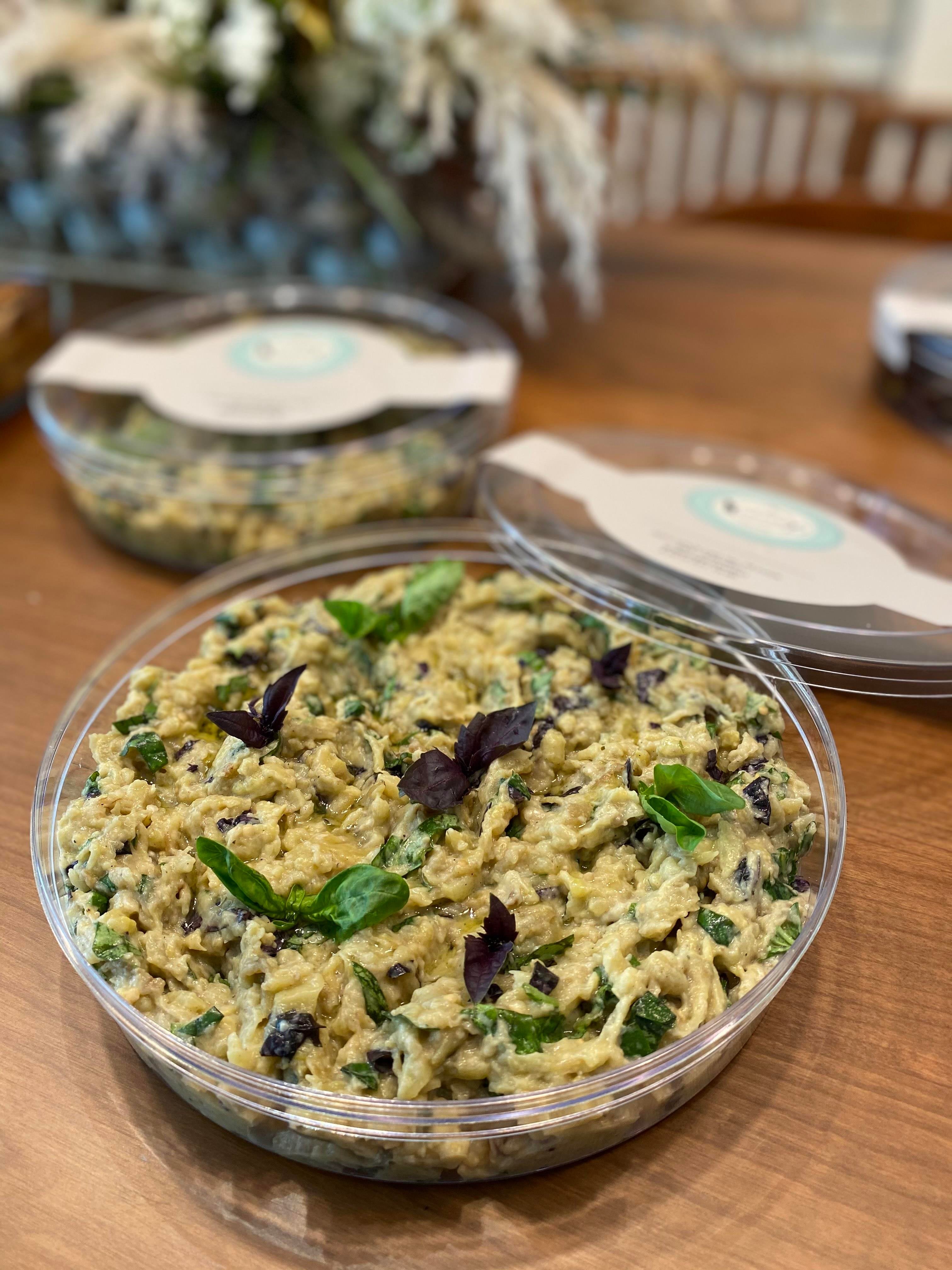 Tahinli ve Reyhanlı Köz Patlıcan Salatası