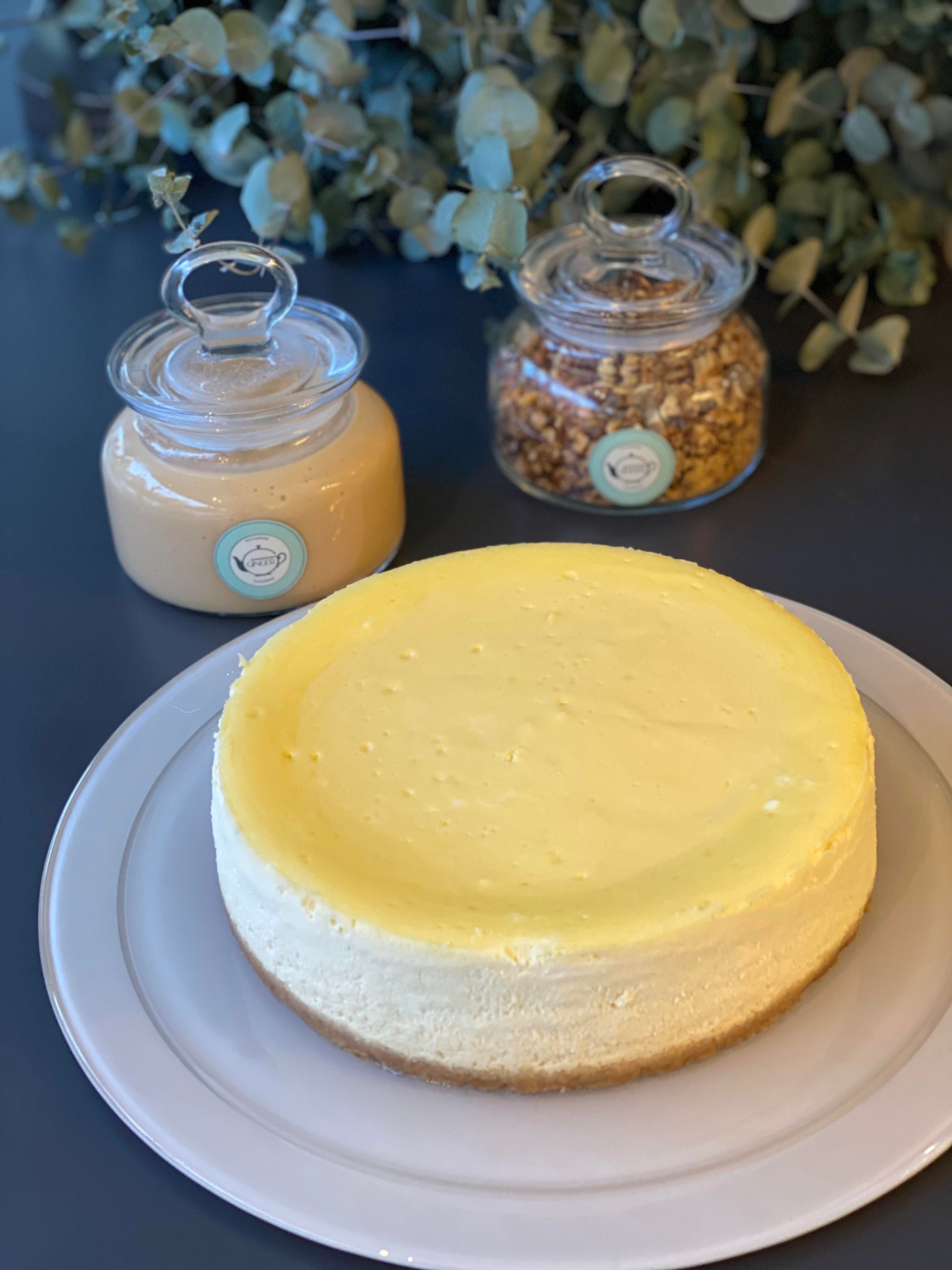 Tuzlu Karamelli ve Krokanlı Cheesecake