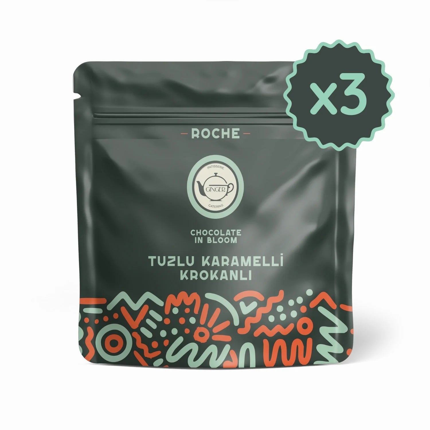Tuzlu Karamel Krokanlı Roche Çikolata Seti 40 Gr