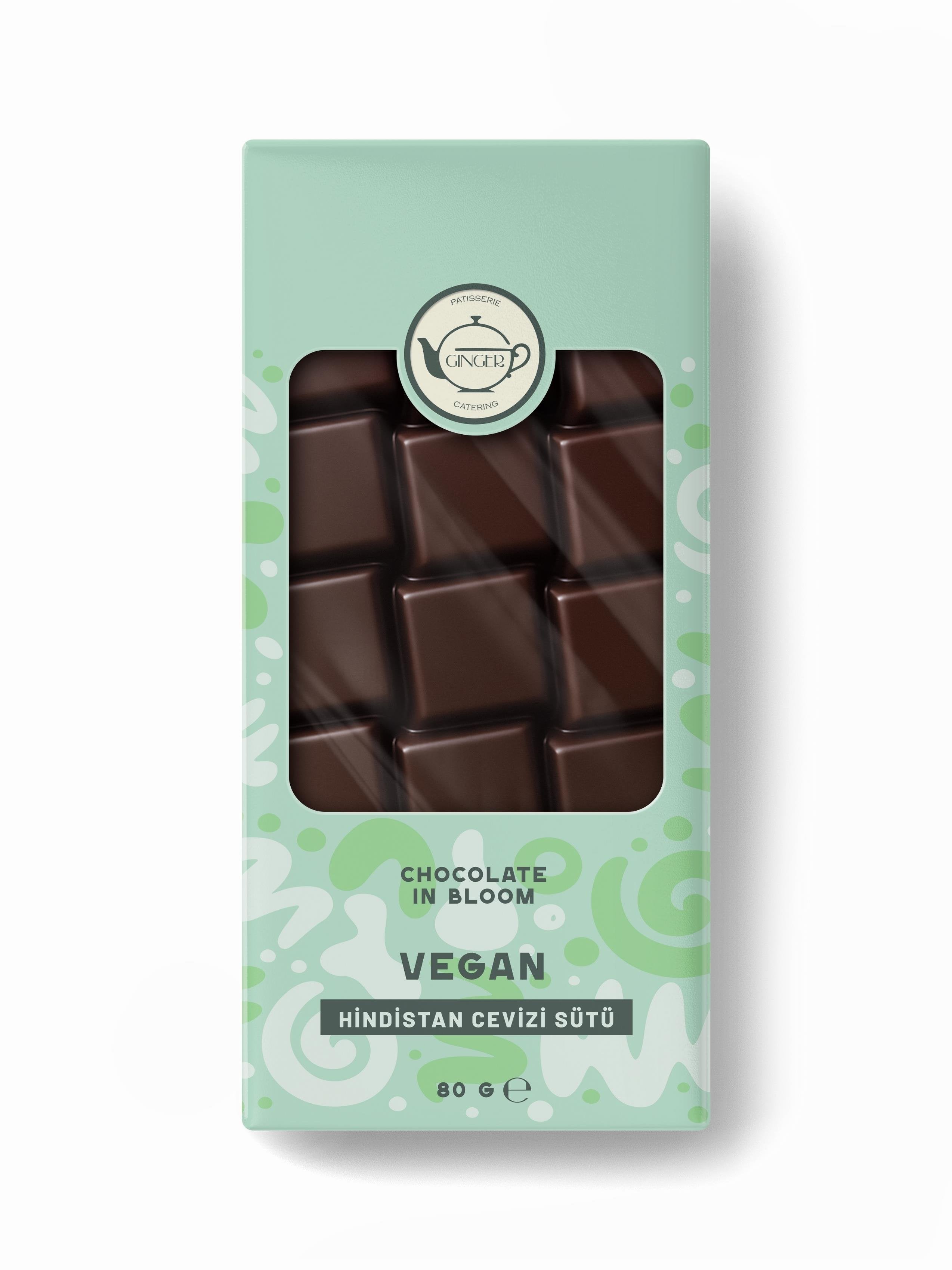 Vegan Tablet Çikolata (80 gr) - Chocolate in Bloom