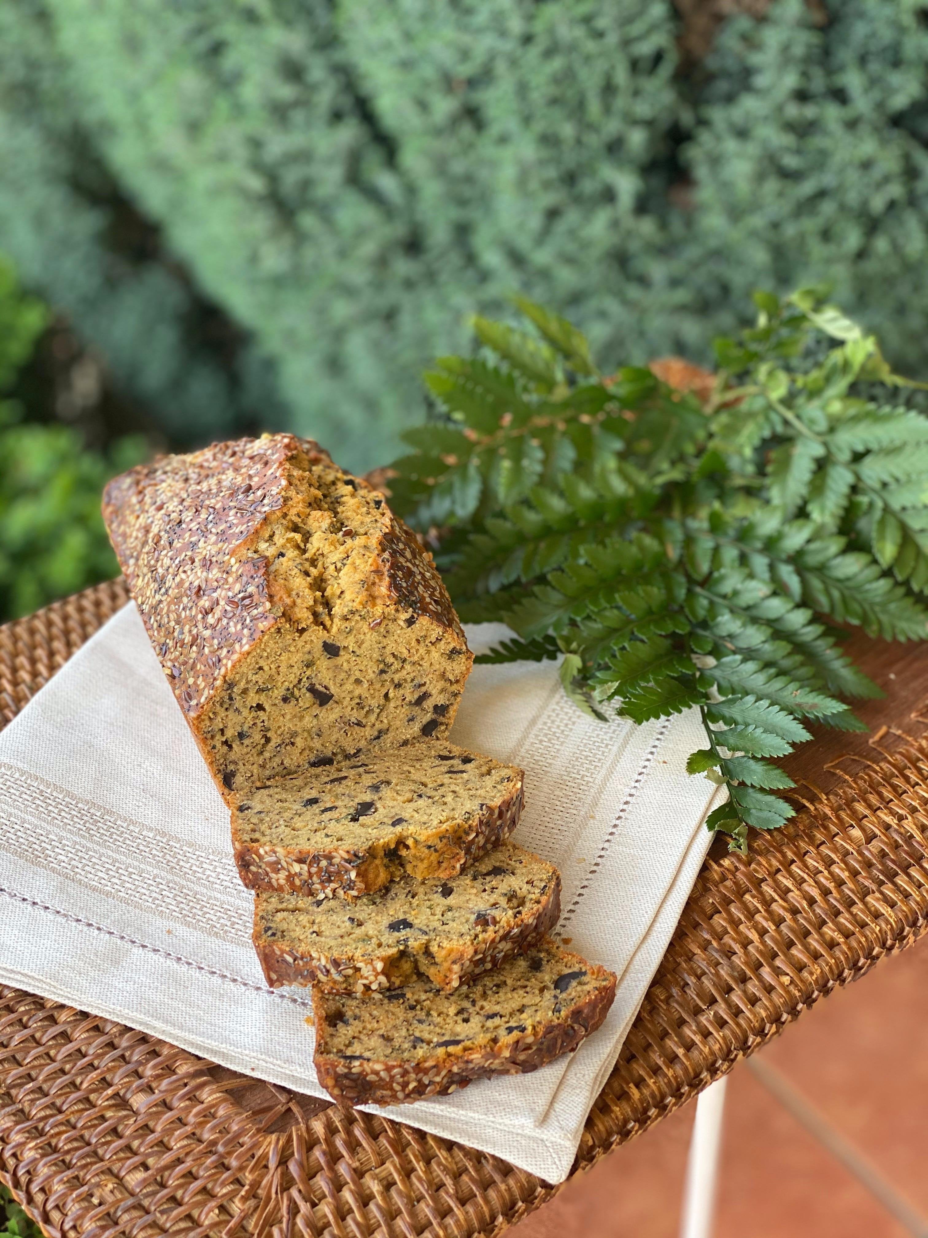 Zeytinli, Kekikli   Biberiyeli Glutensiz Mayasız Ekmek
